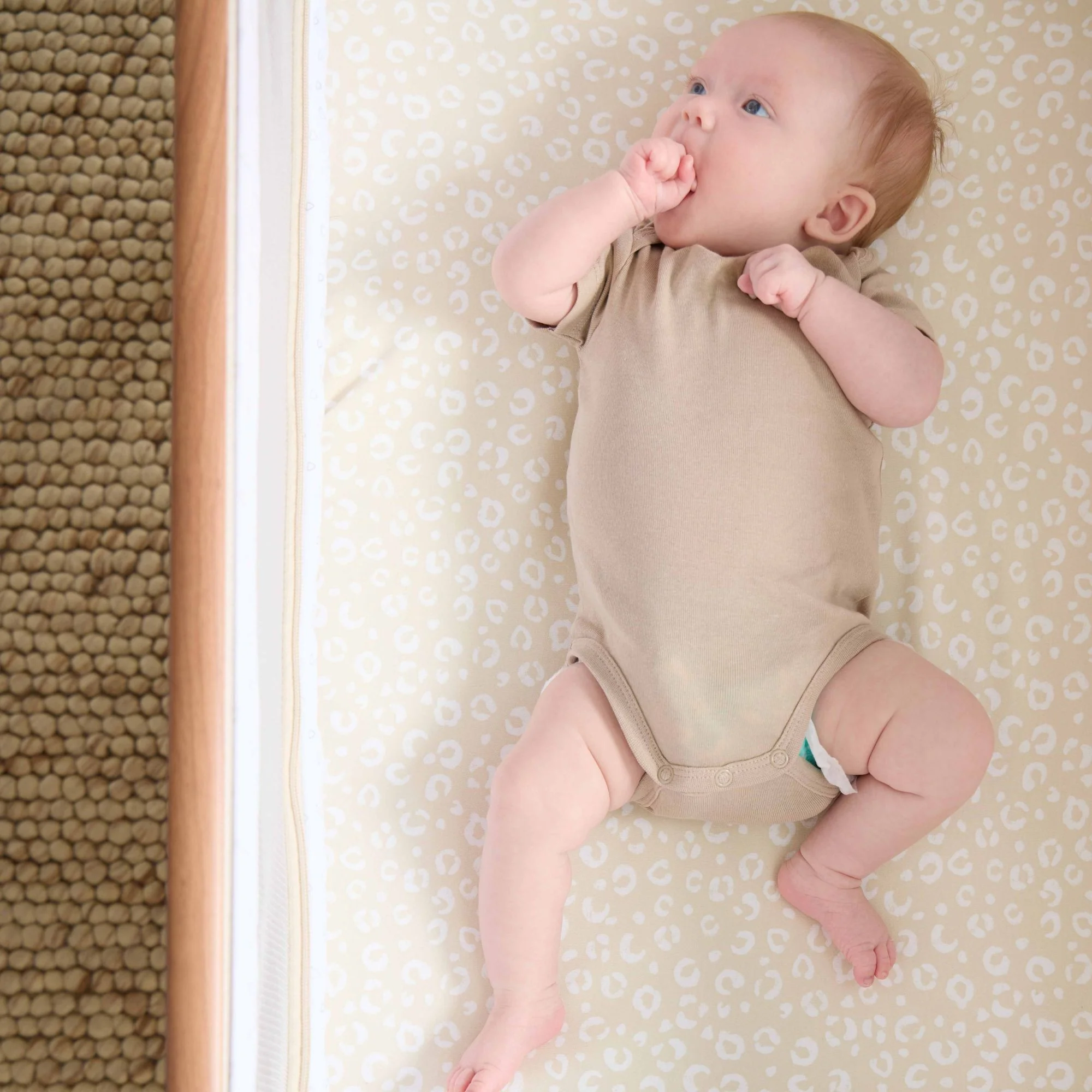 Bedside Crib Fitted Sheets 2pk - Image 3
