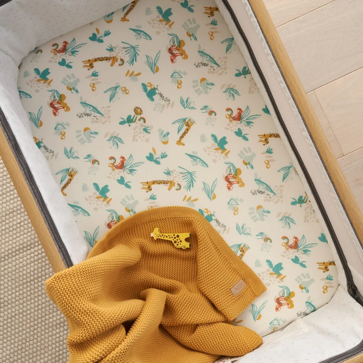 Bedside Crib Fitted Sheets 2pk
