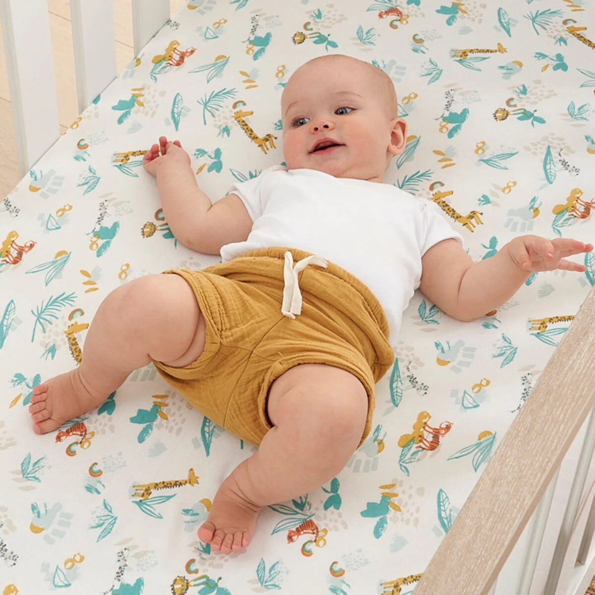 Cot Bed Fitted Sheets 2pk - Image 3