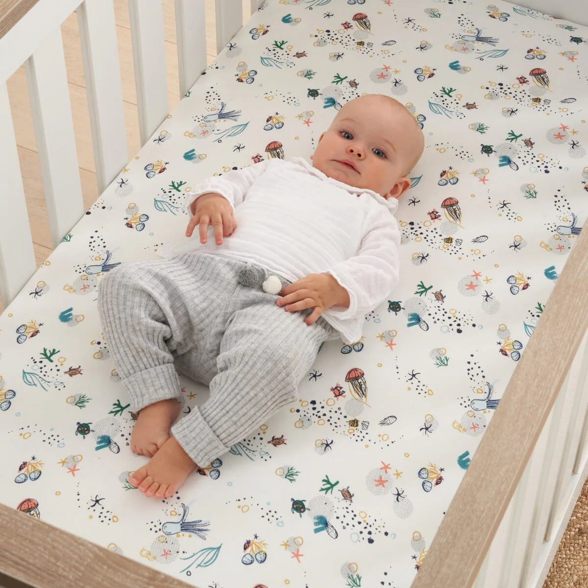 Cot Fitted Sheets 2pk - Image 3