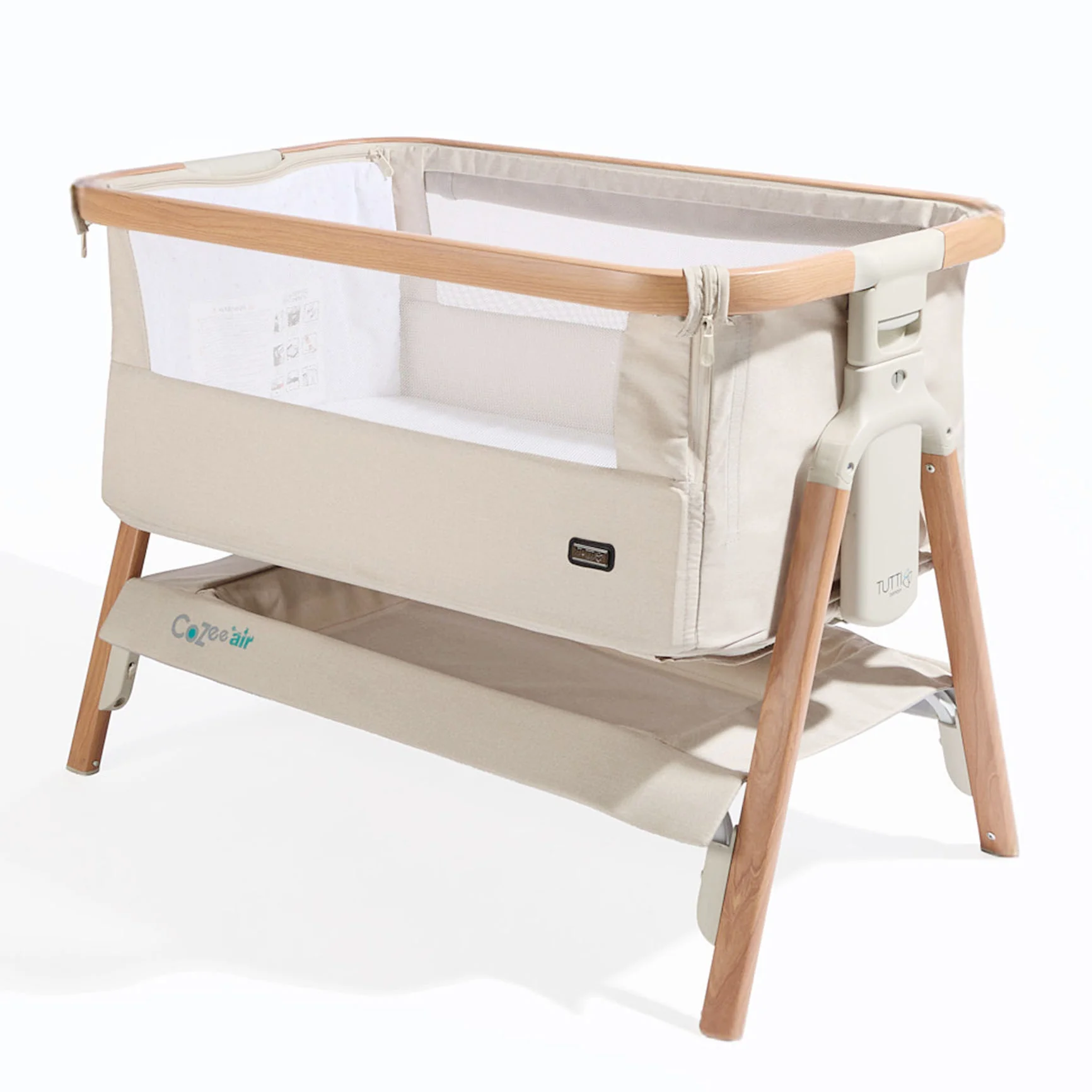 CoZee Air Bedside Crib & Bedding Bundle - Image 6