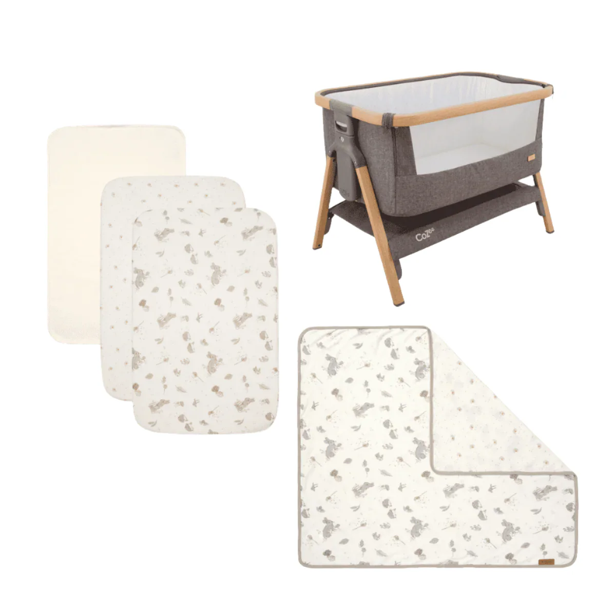 CoZee Bedside Crib Bundle - Image 3