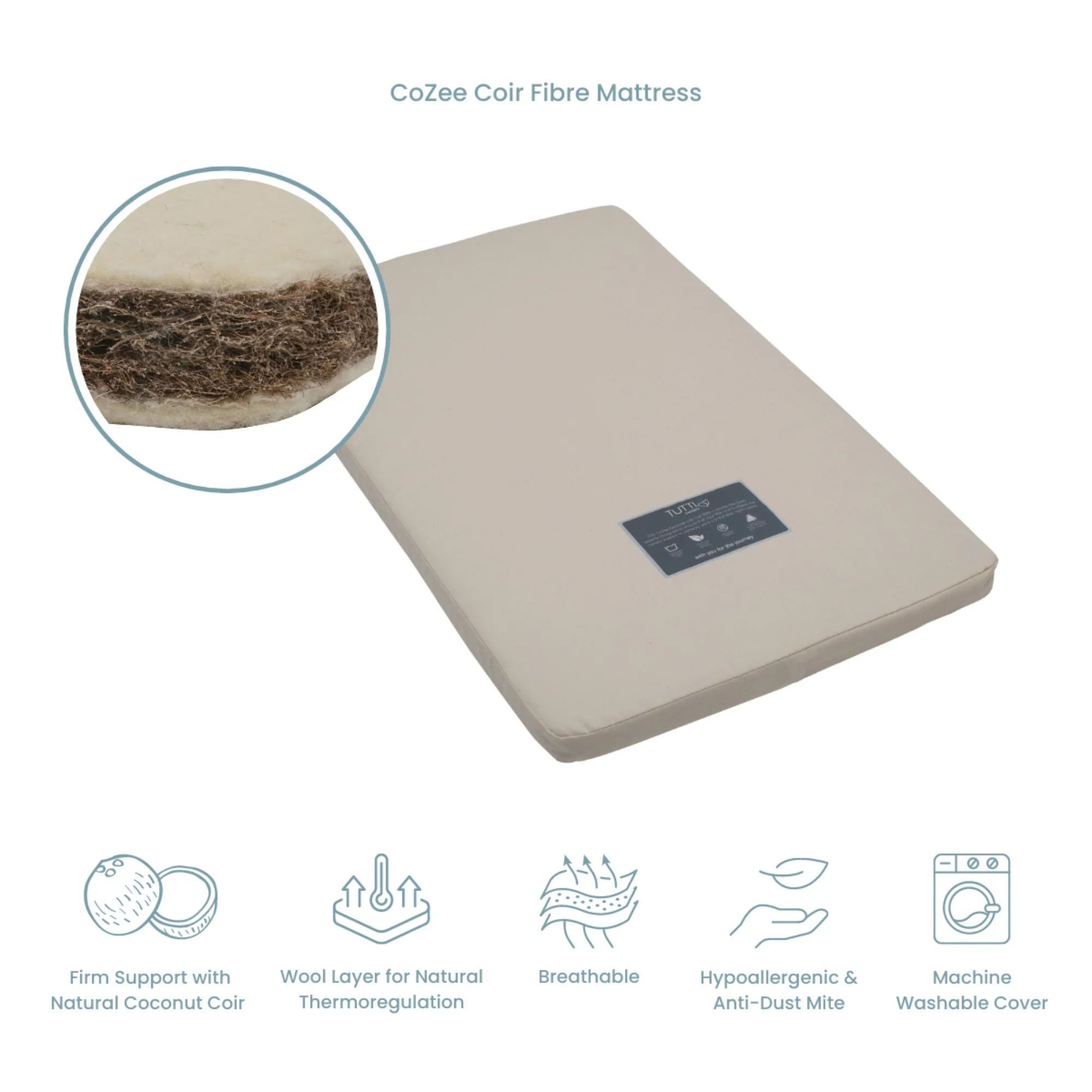 CoZee Sustainable Mattress & Bedding Bundle - Image 3