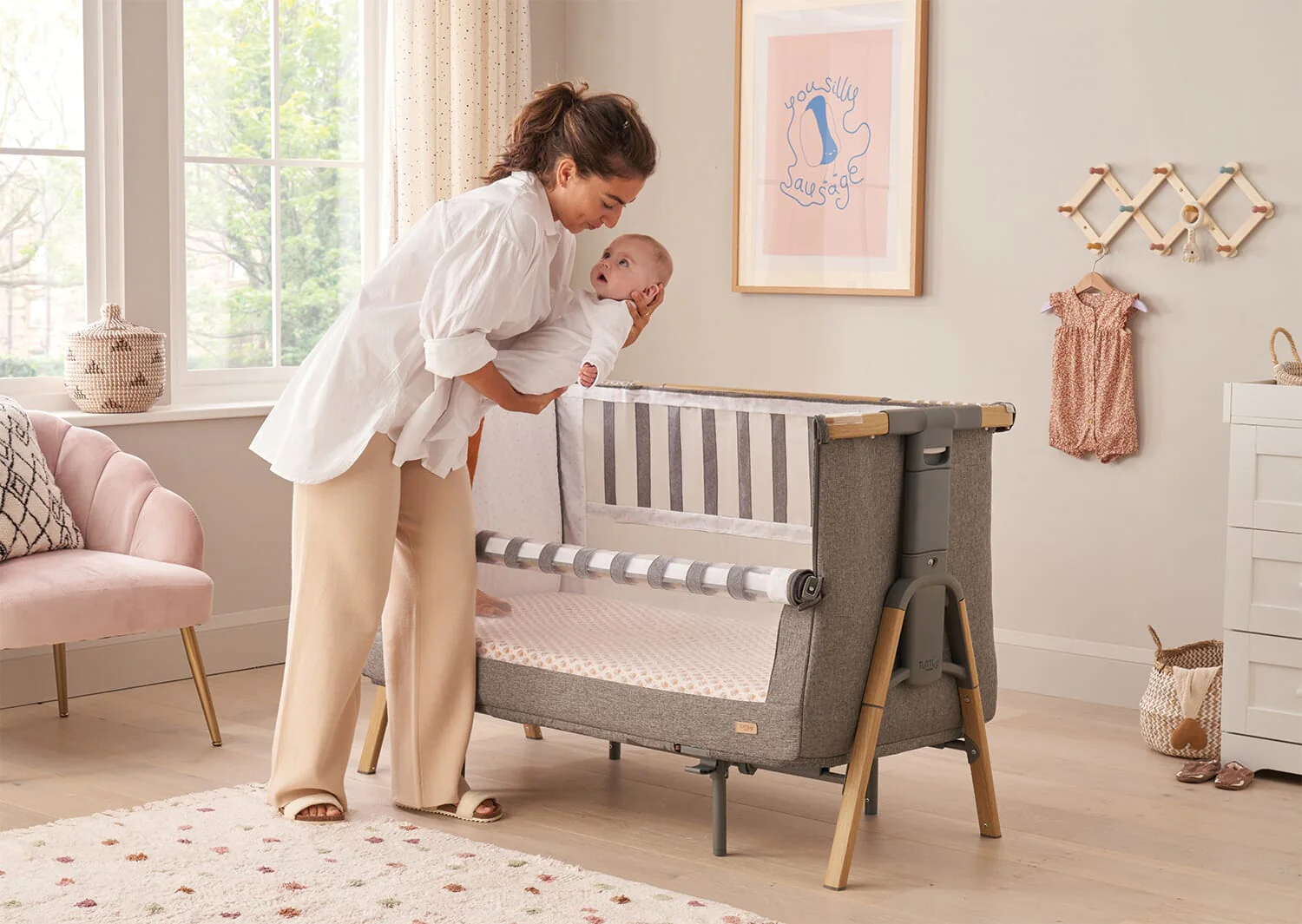 CoZee XL Bedside Crib & Cot - Image 5