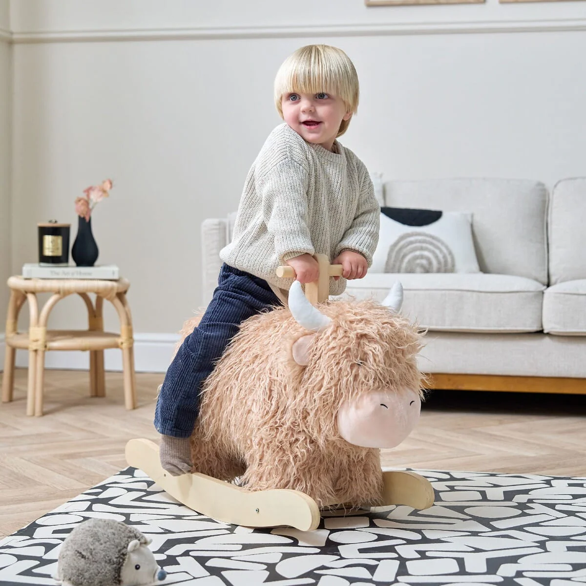 Douglas the Highland Cow Rocking Toy - Image 3