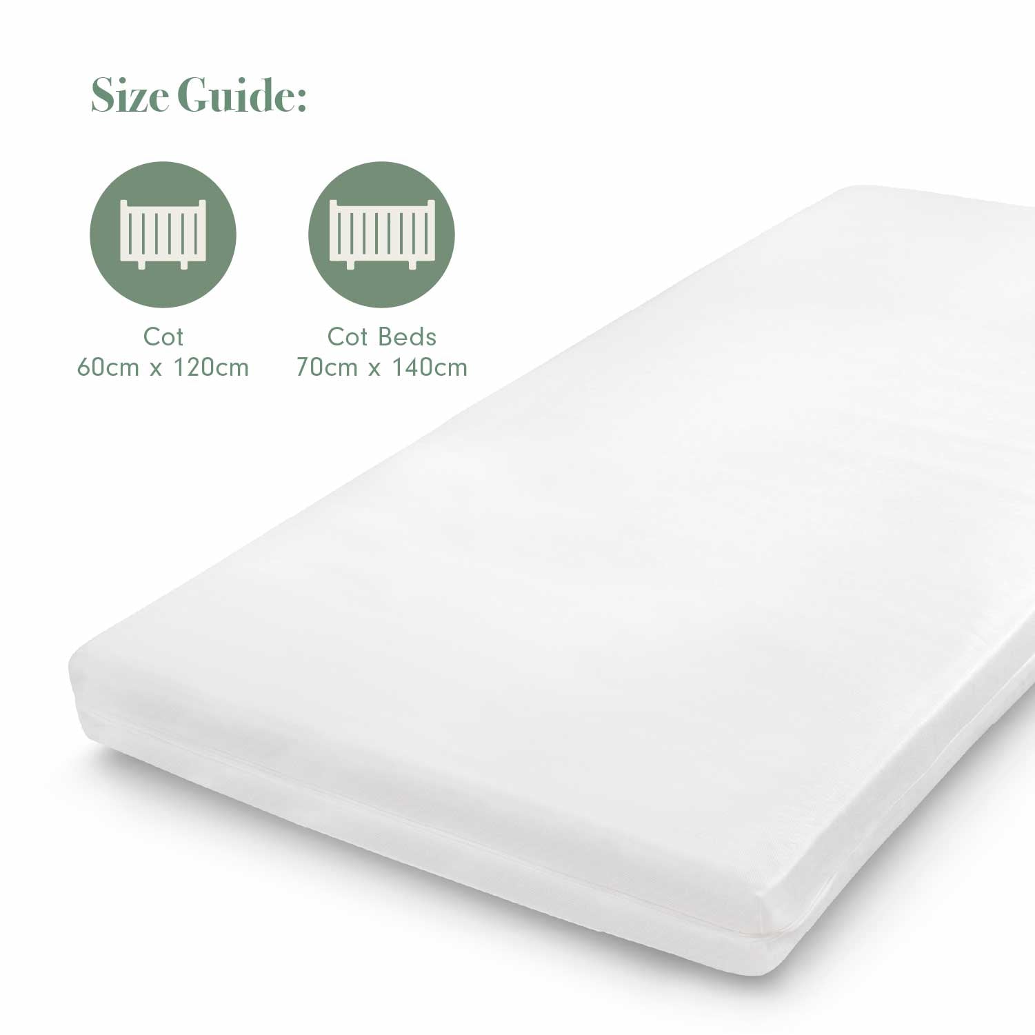 Deluxe Eco Fibre Cot Mattress (60 x 120 cm) - Image 3