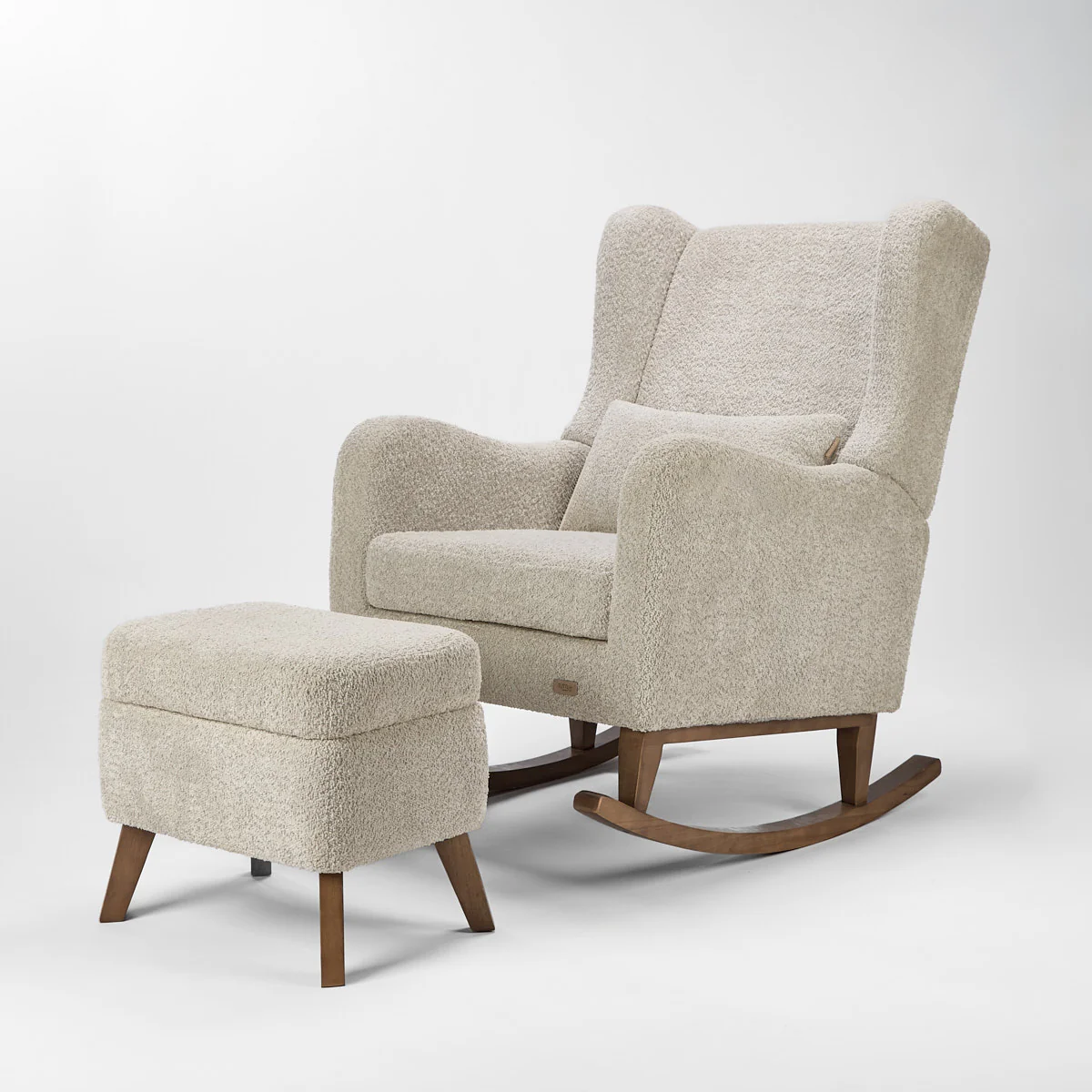 Harper Wingback Rocking Chair & Footstool - Image 10