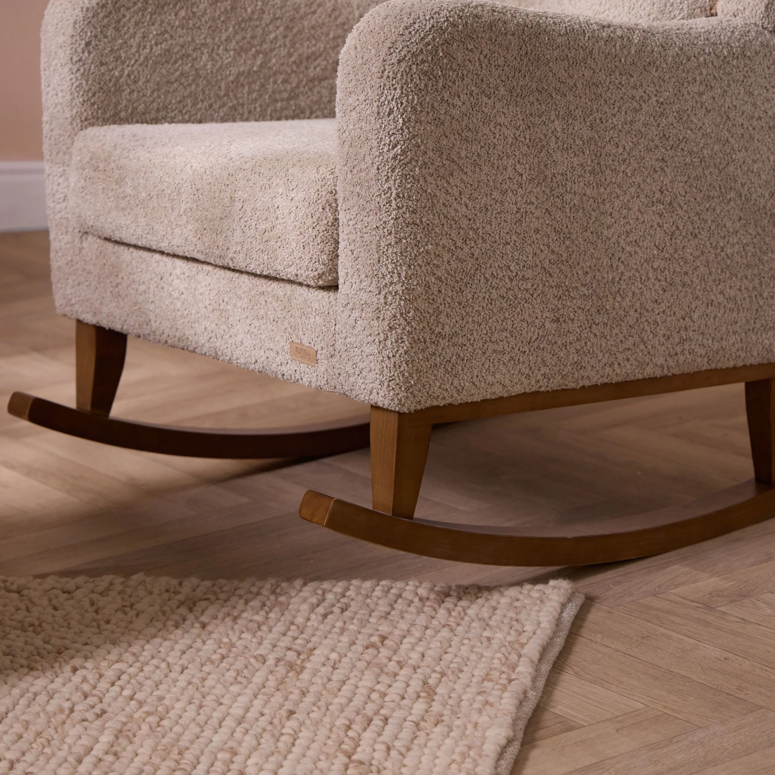 Harper Wingback Rocking Chair & Footstool - Image 6