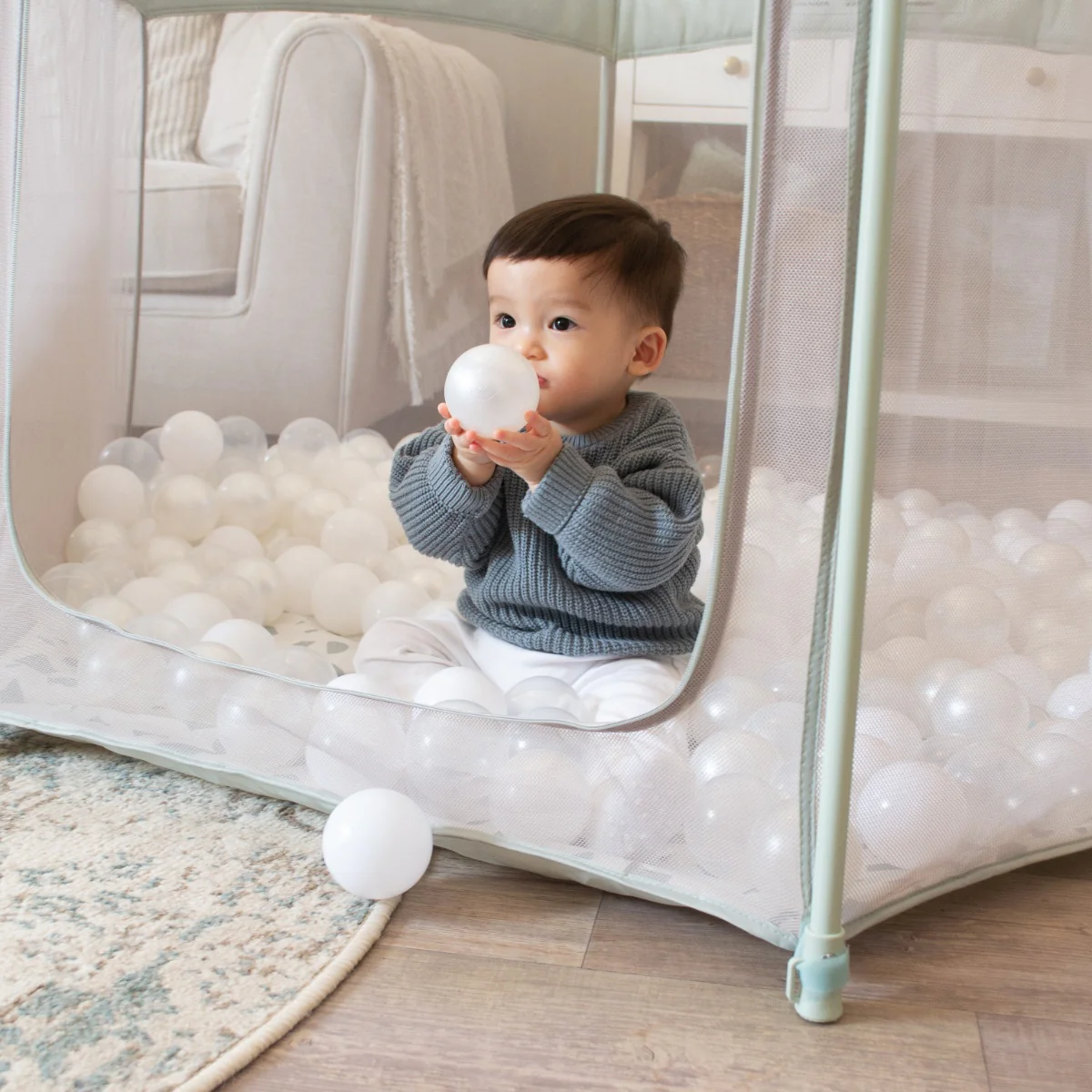 Hexa Playpen – Leaf / Terrazzo - Image 3