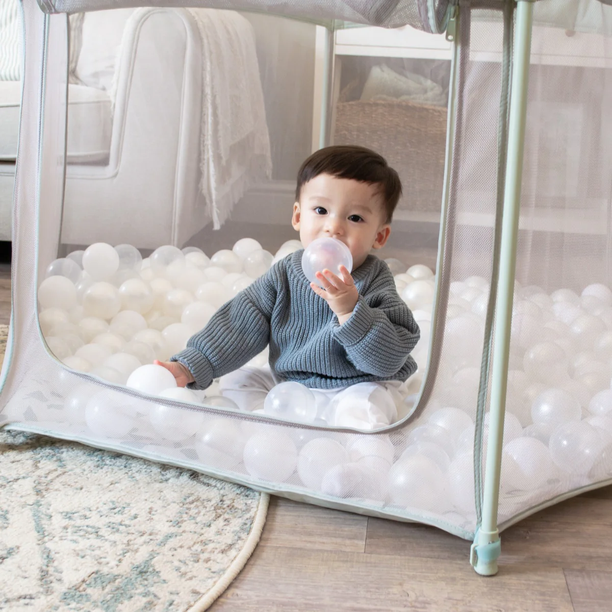 Hexa Playpen – Leaf / Terrazzo - Image 4