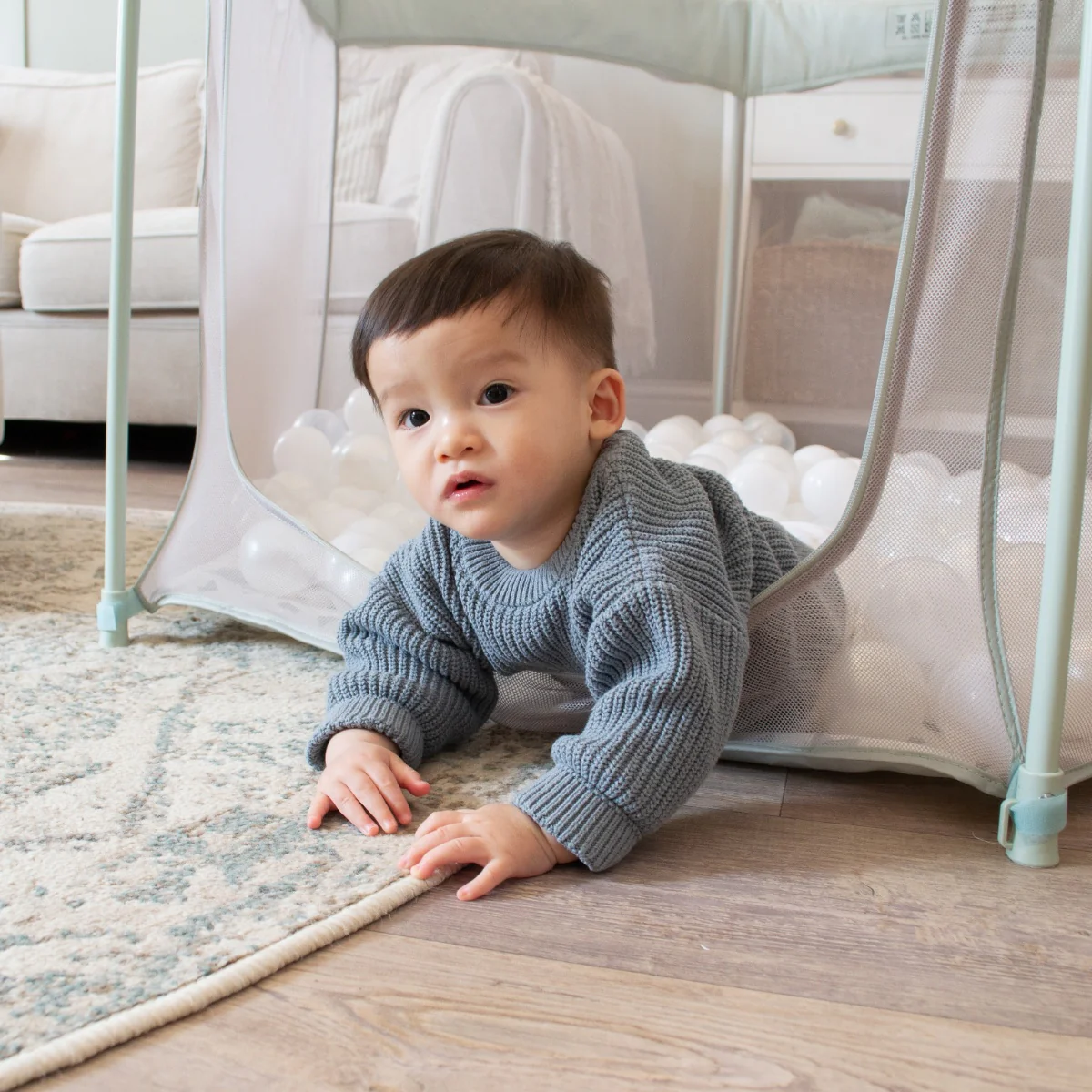 Hexa Playpen – Leaf / Terrazzo - Image 6