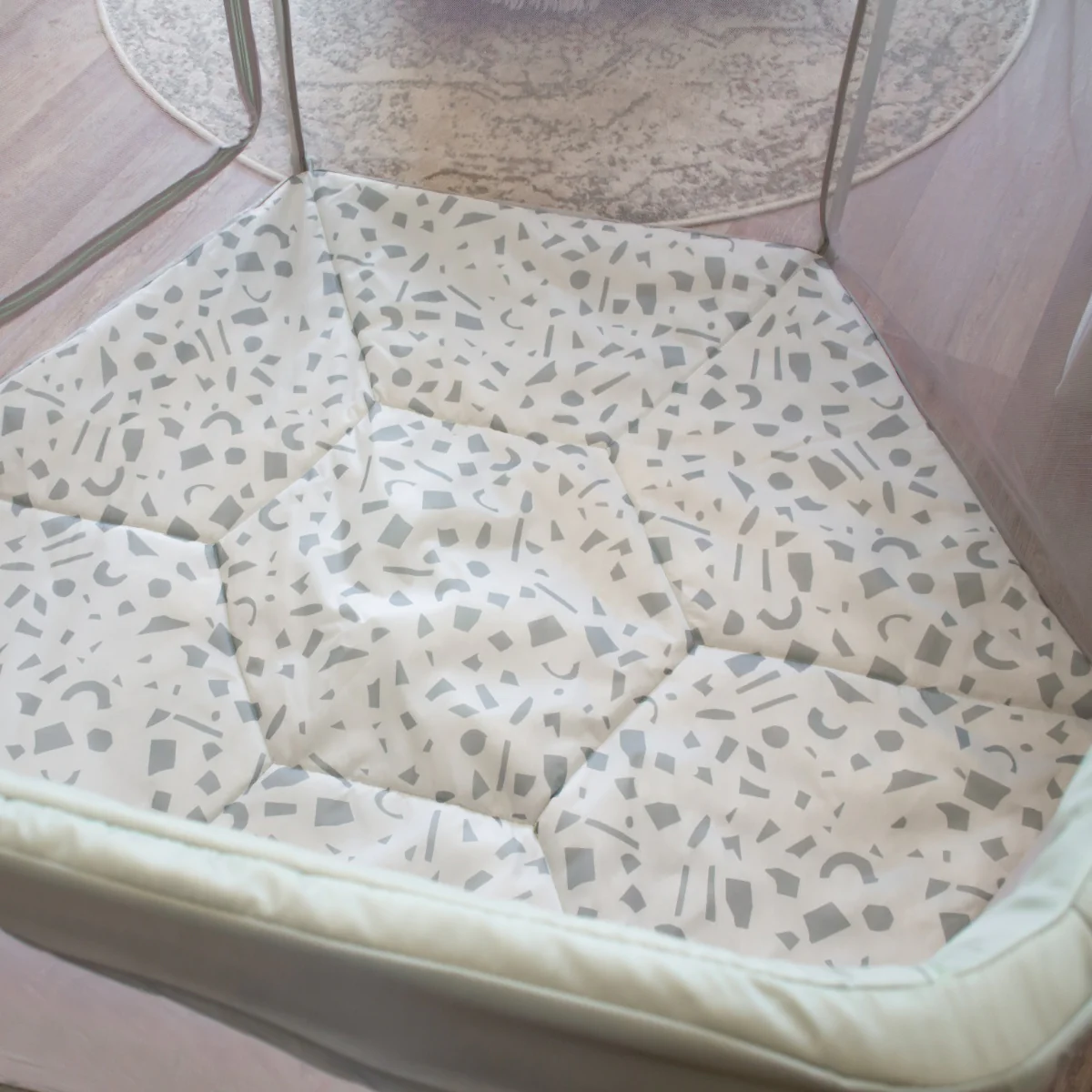 Hexa Playpen – Leaf / Terrazzo - Image 7