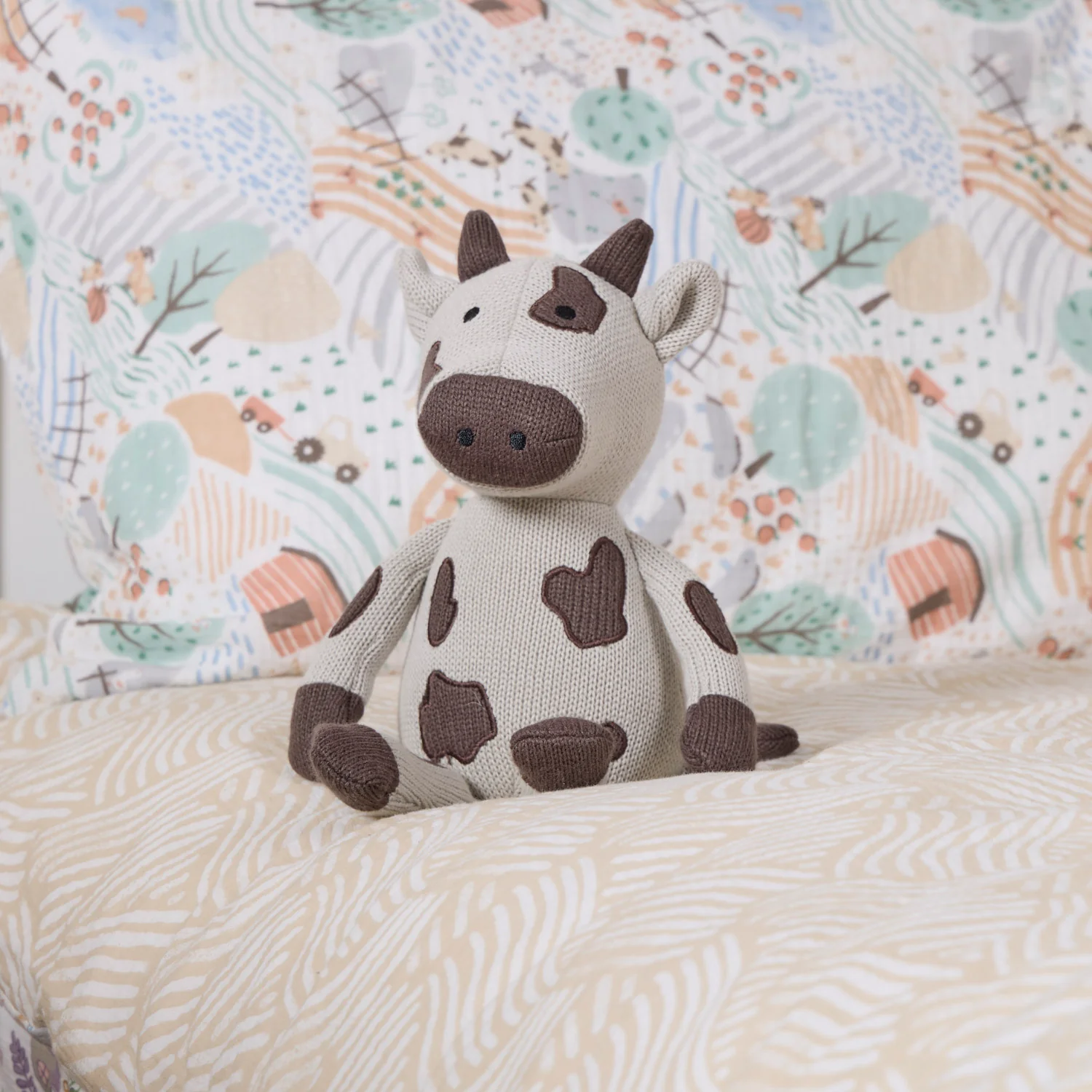 Knitted Toy - Clemi Cow
