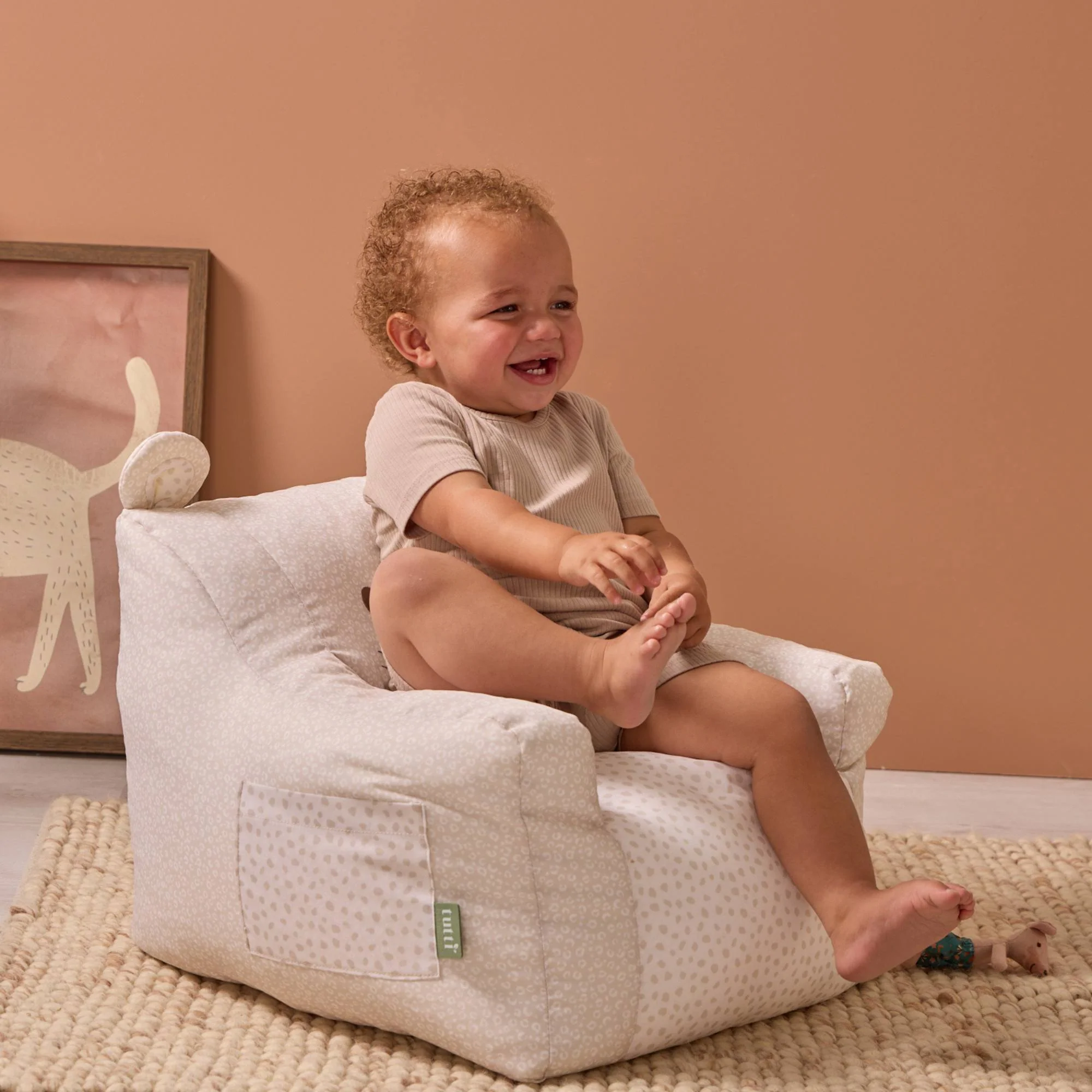 Larry Leopard Beanbag Chair - Image 6
