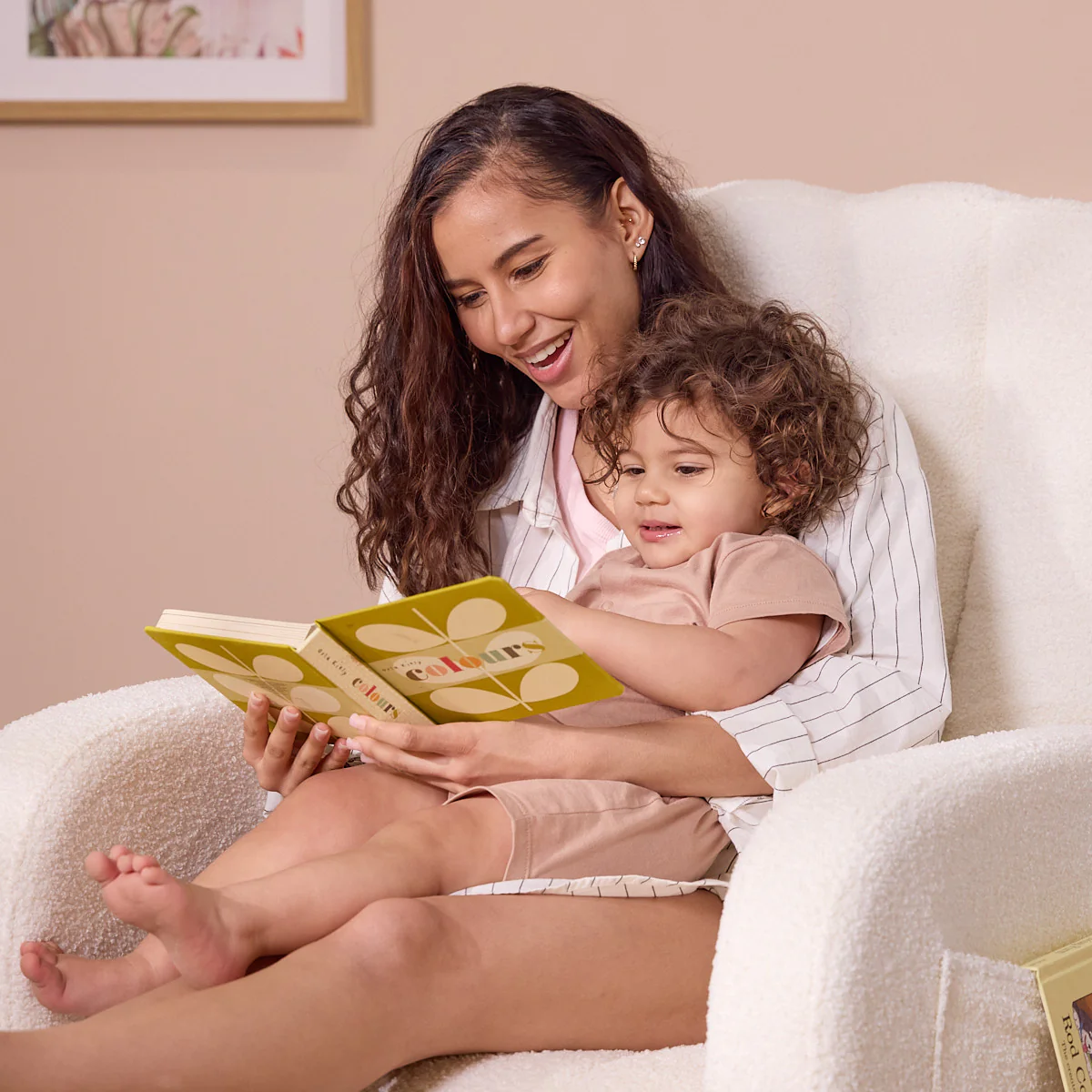 Luca Rocking Chair & Storage Footstool - Image 3