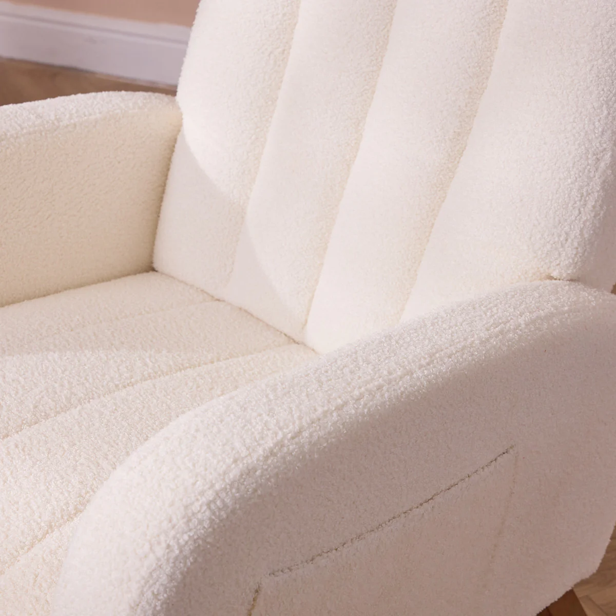 Luca Rocking Chair & Storage Footstool - Image 4