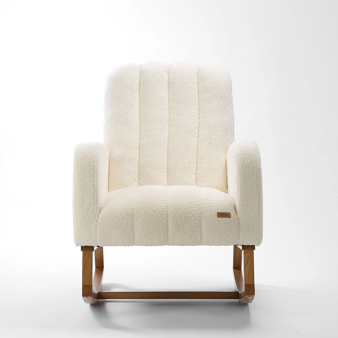 Luca Rocking Chair & Storage Footstool - Image 9