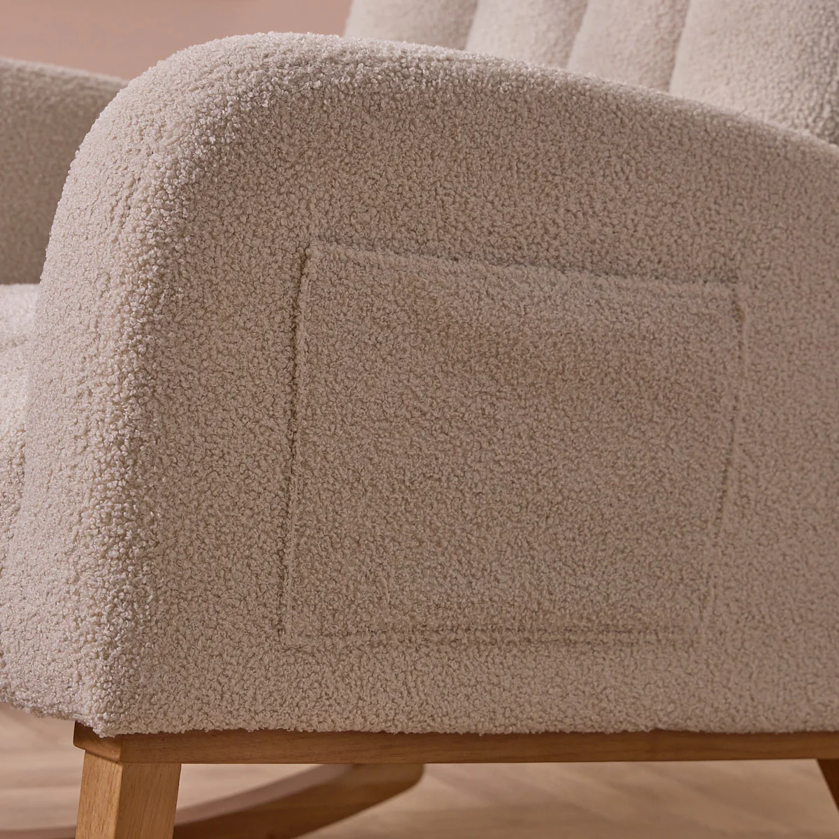Luca Rocking Chair & Storage Footstool - Image 5
