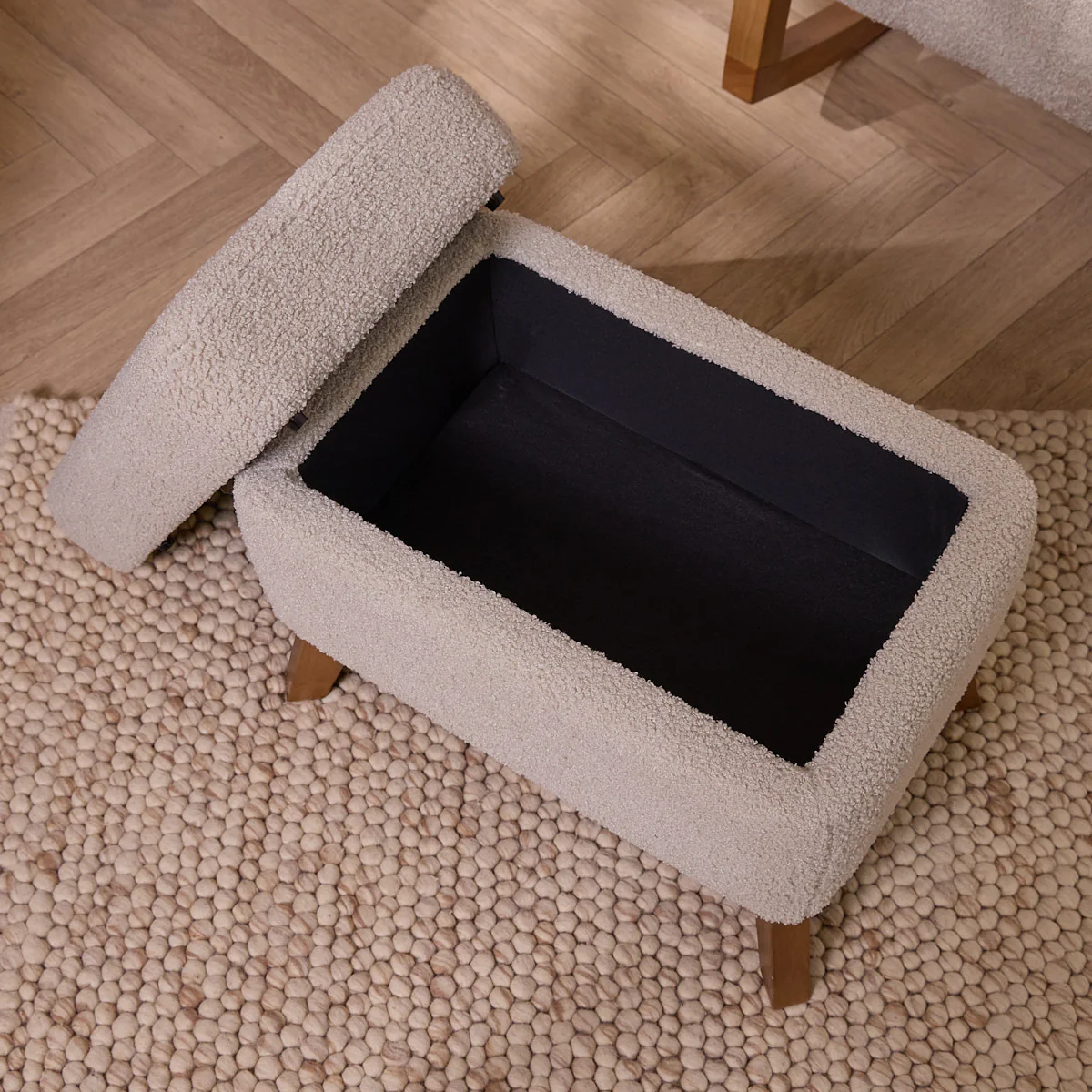 Luca Rocking Chair & Storage Footstool - Image 7