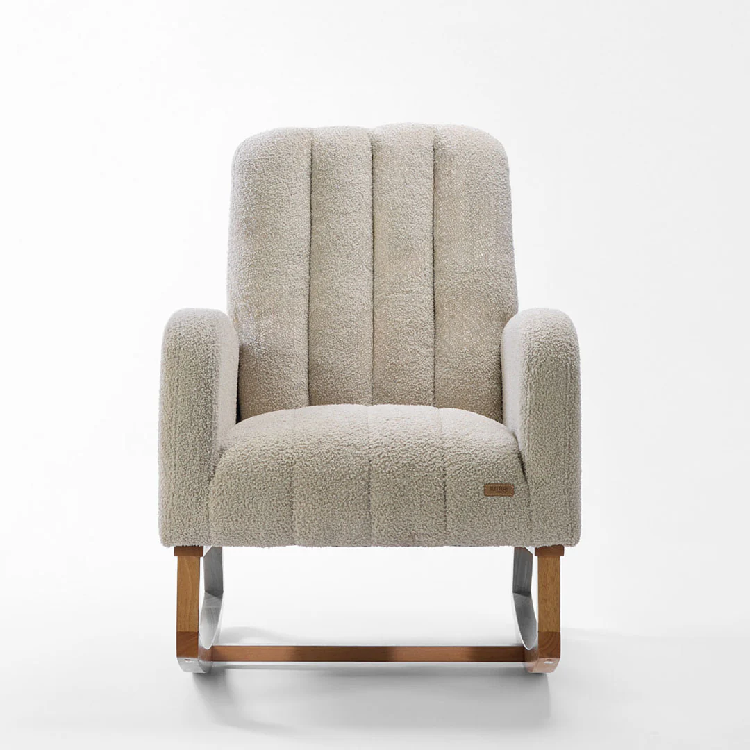 Luca Rocking Chair & Storage Footstool - Image 8