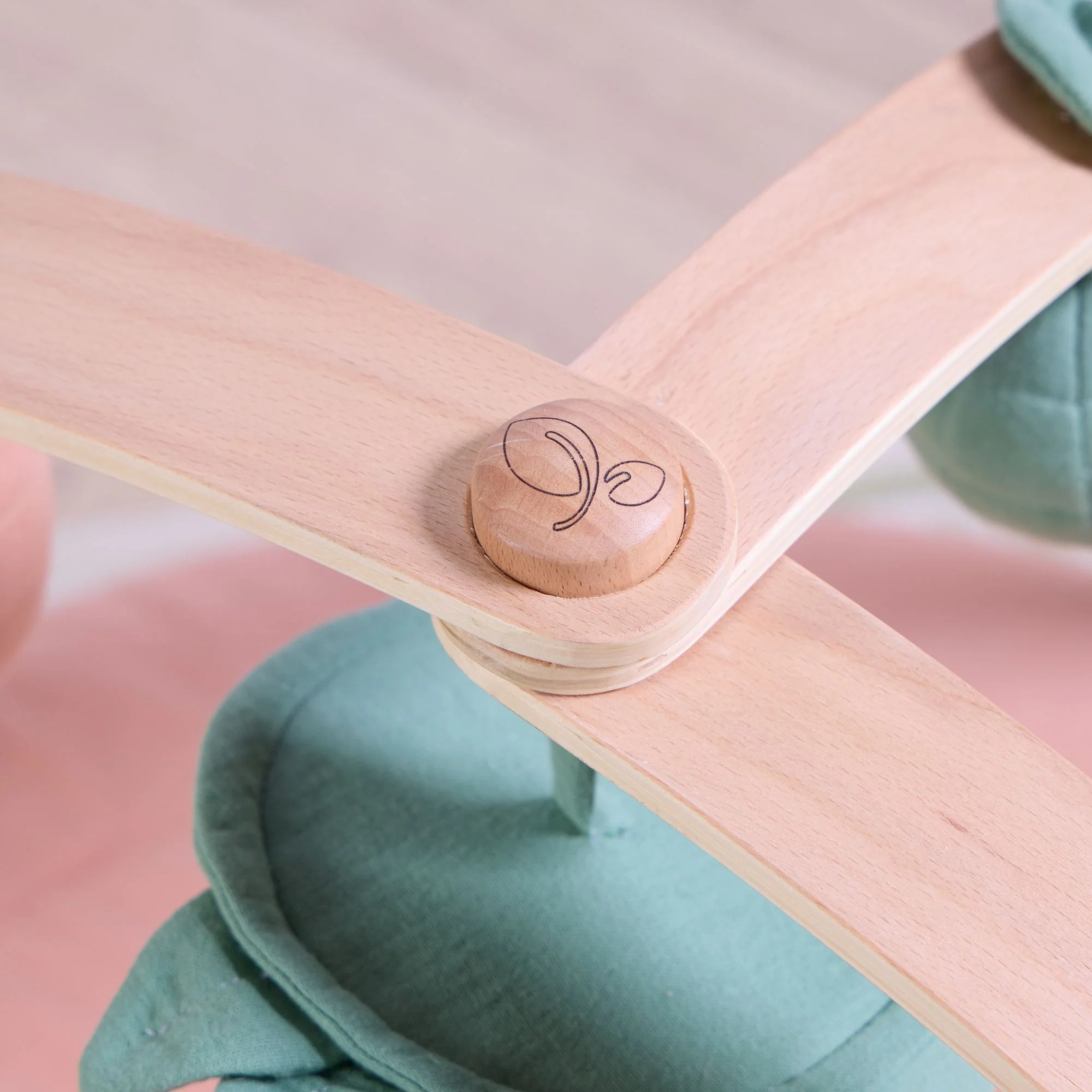 Luxury Wood & Muslin Playgym - Image 6