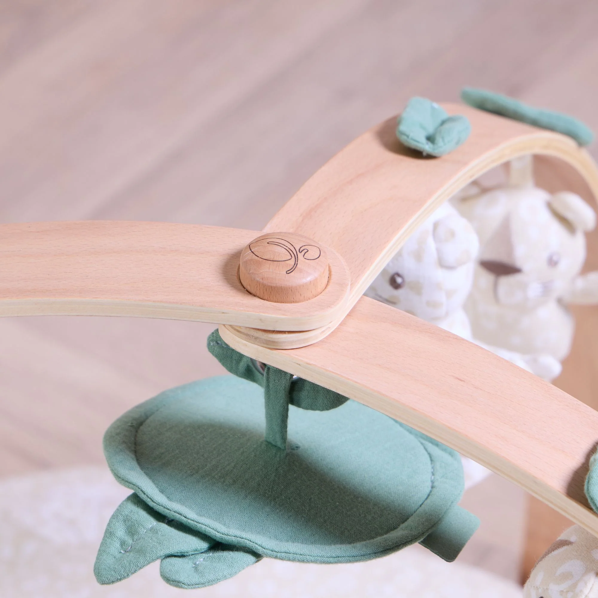 Luxury Wood & Muslin Playgym - Image 6