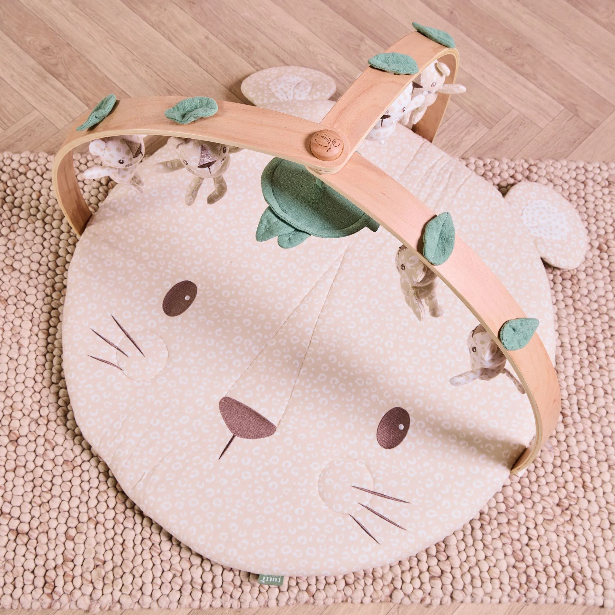 Luxury Wood & Muslin Playgym - Image 7