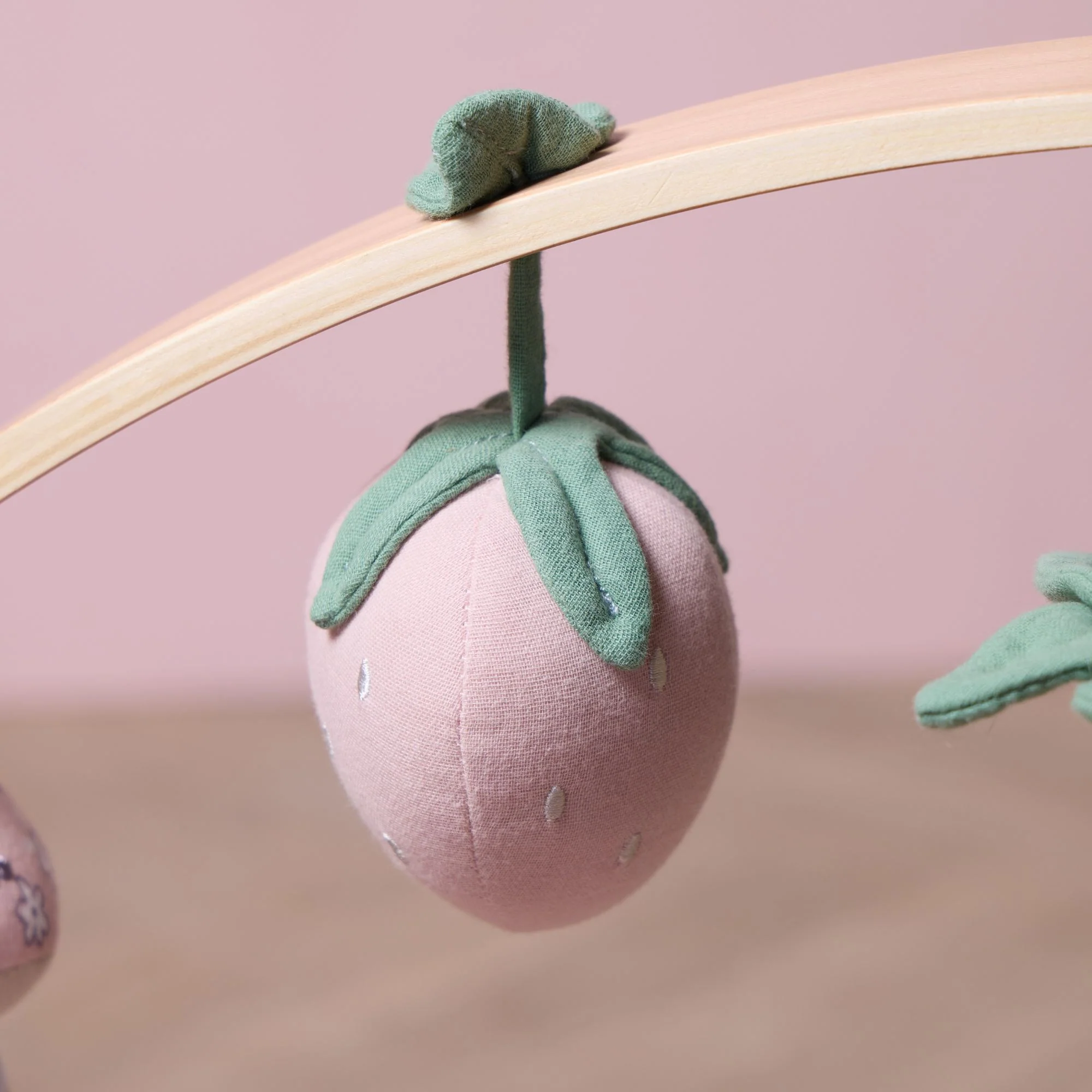 Luxury Wood & Muslin Playgym - Image 3