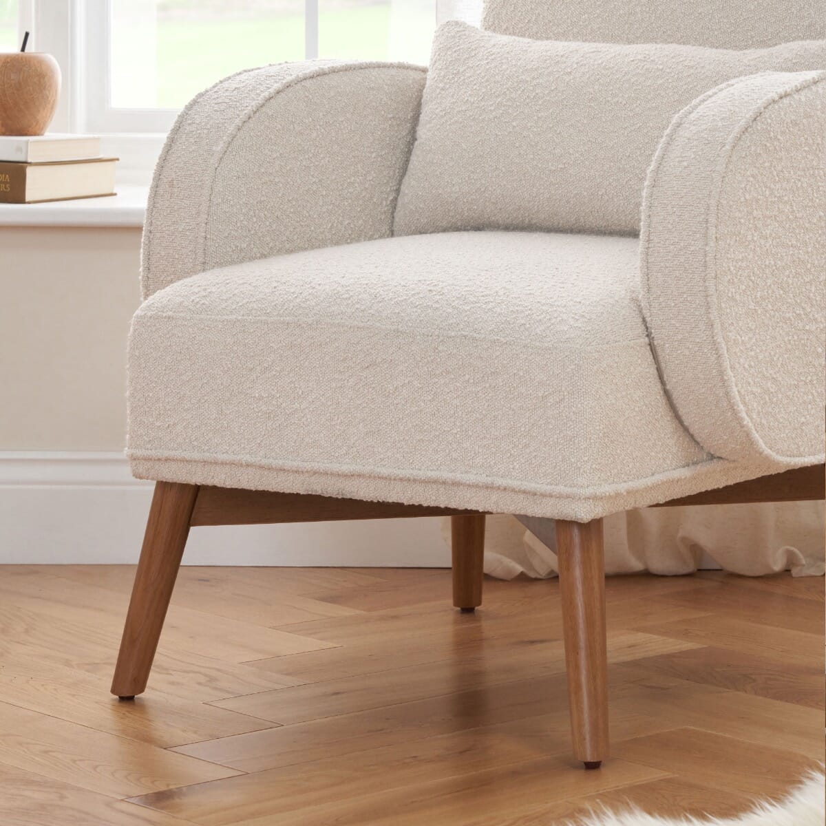 Micah Rocking Chair & Footstool - Image 3