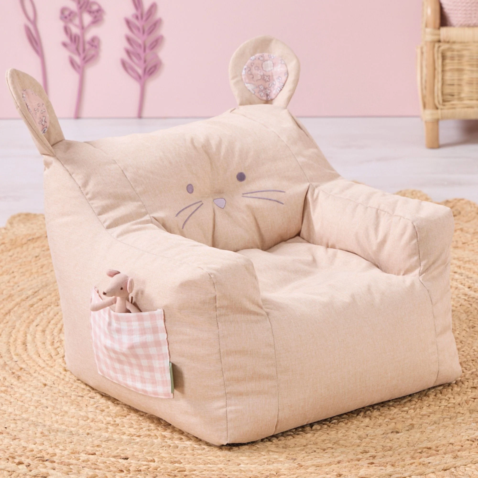 Milo Mouse Beanbag Chair - Image 3