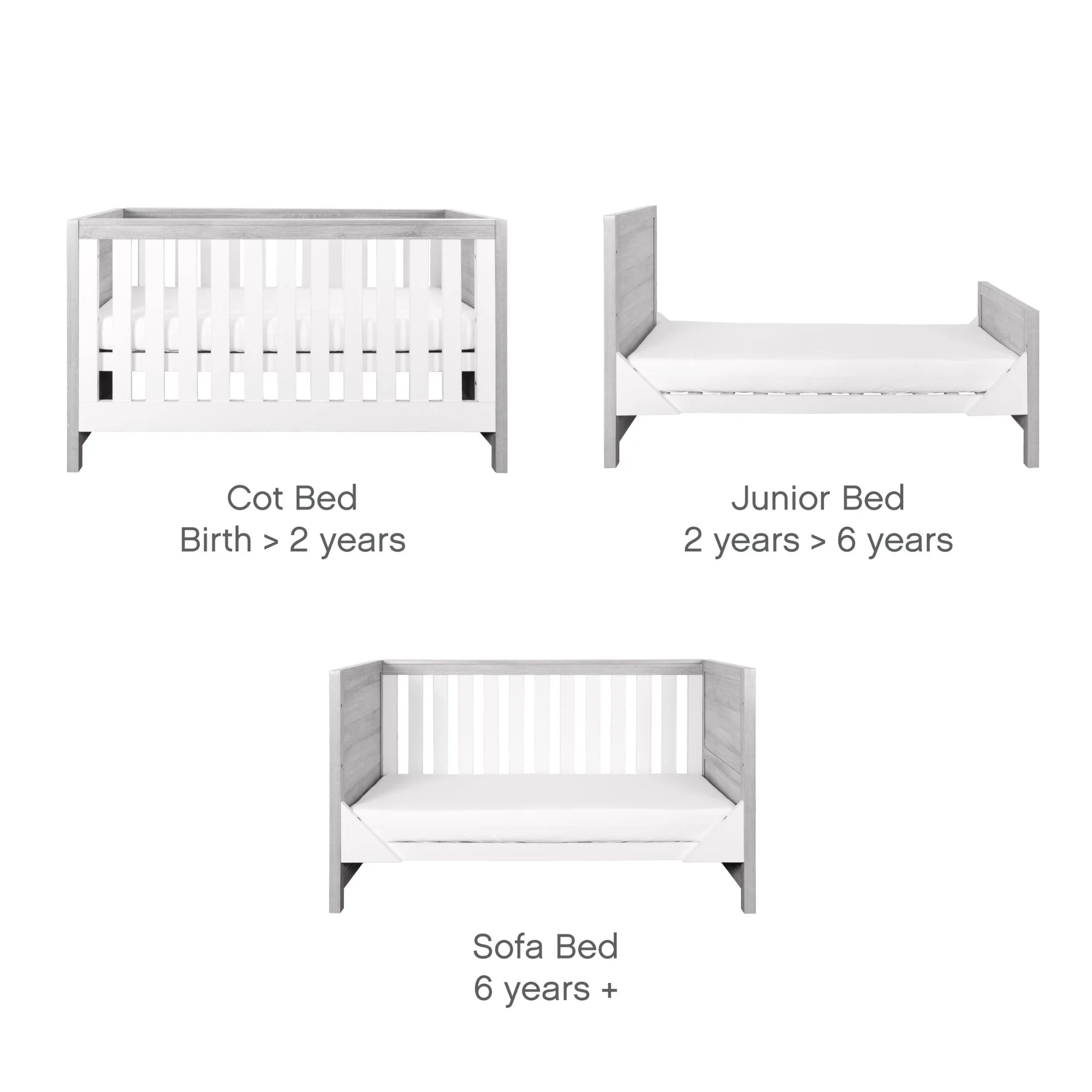 Modena 3 in 1 Cot Bed - Image 4