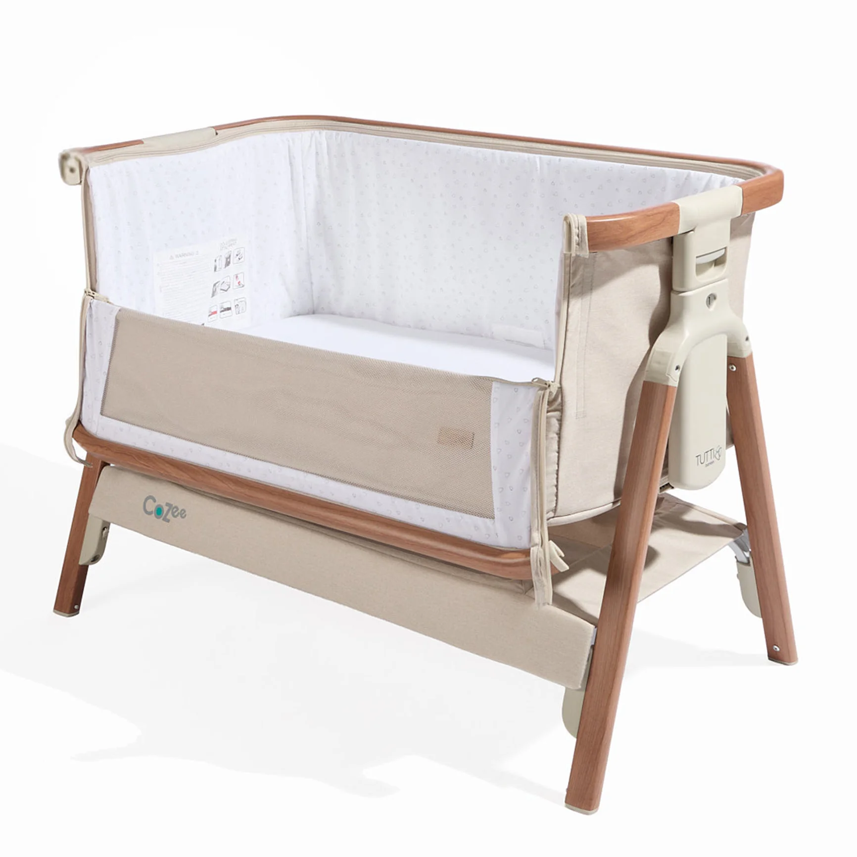 Modena Nursery Bundle With CoZee Bedside Crib (6 Piece) - Image 9