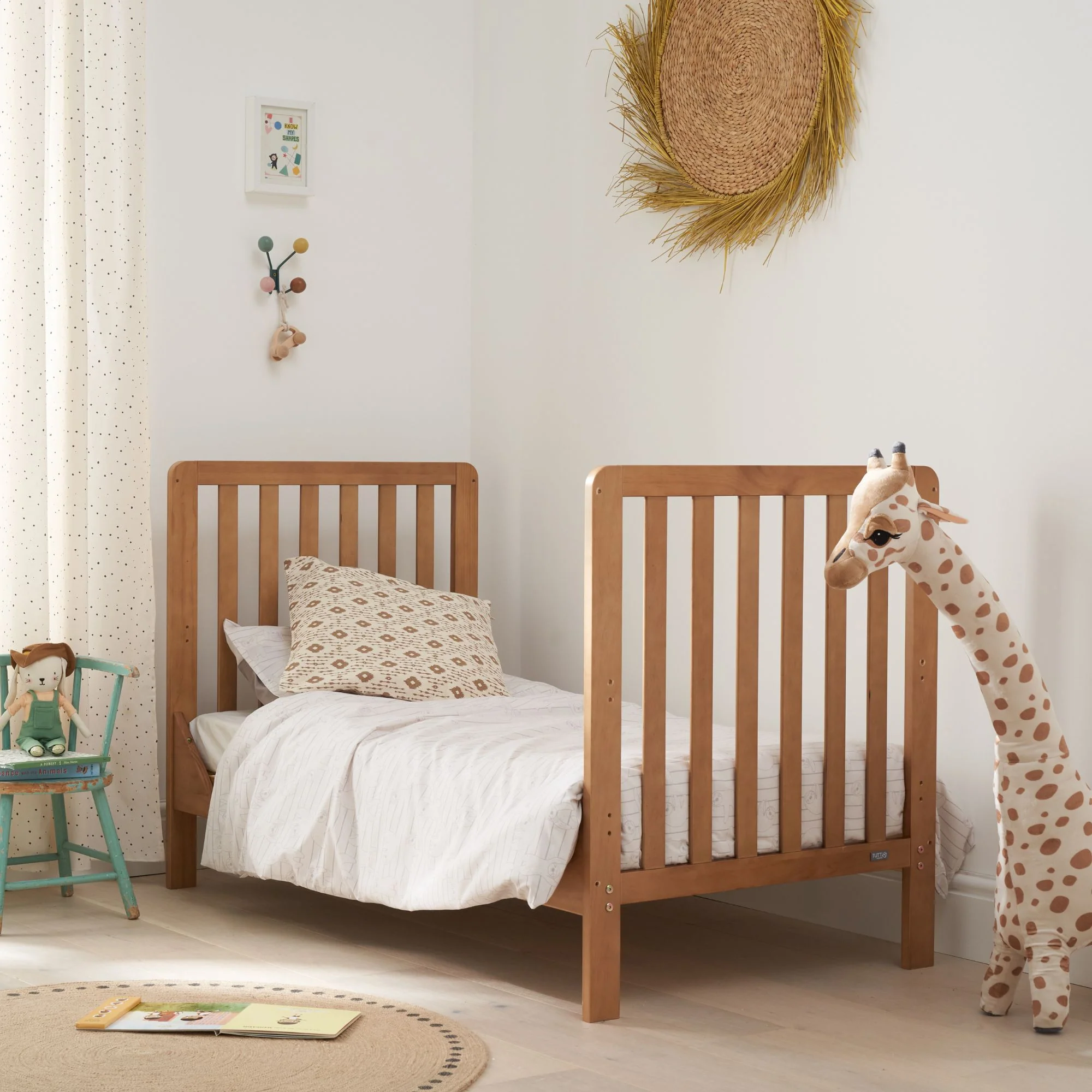 Malmo Cot Bed with Cot Top Changer & Mattress - Image 3