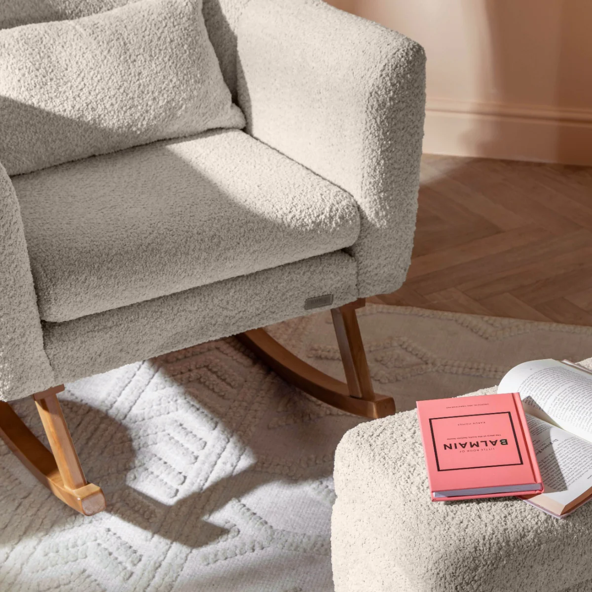 Oscar Luxe Rocking Chair & Footstool - Image 7