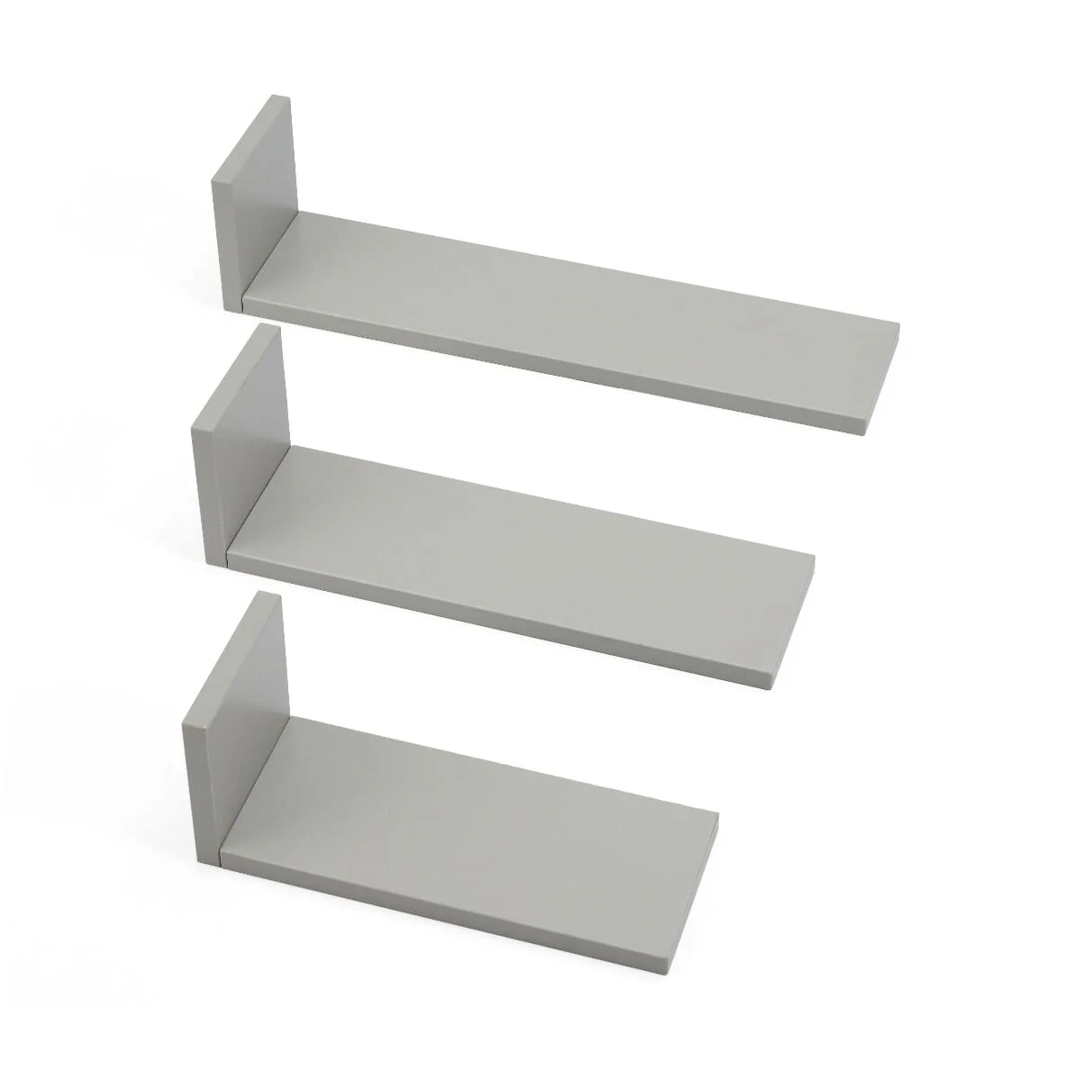 Rio Set of Three L-Shaped Wall Shelves - Image 2