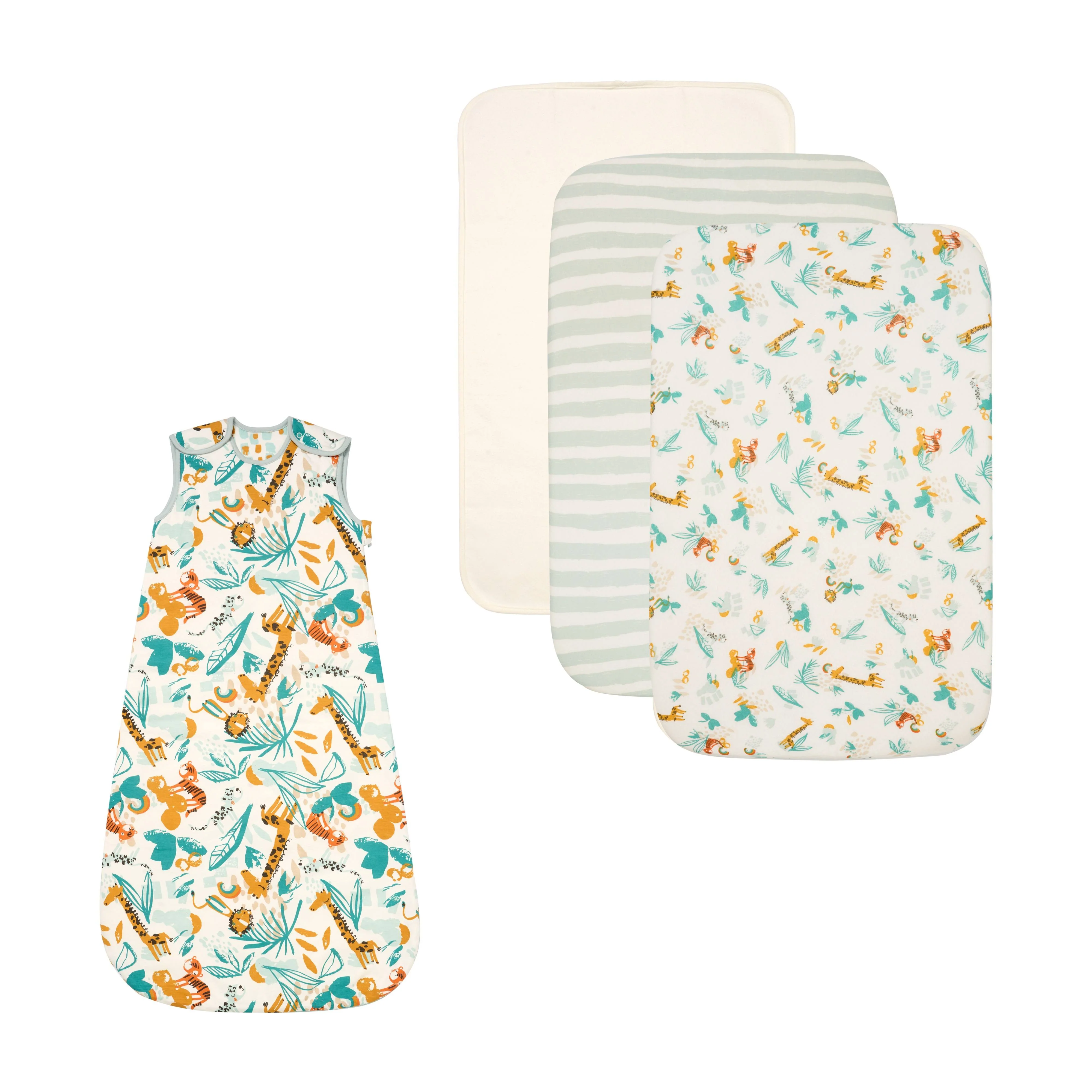 Run Wild Bedside Crib Bundle