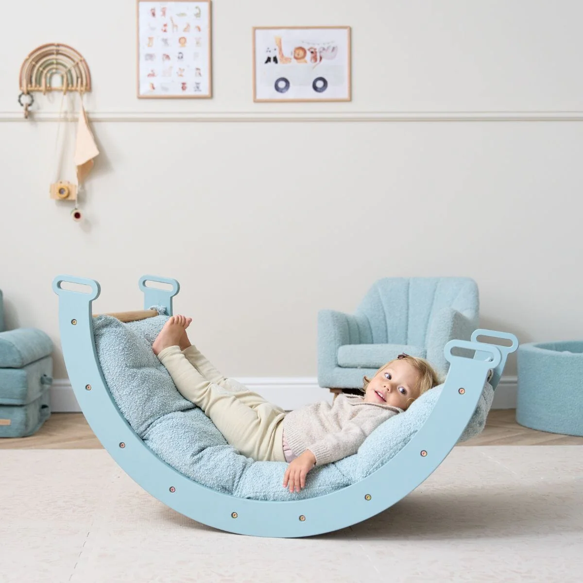 Scala Montessori Pikler Play Arch & Cushion - Image 5